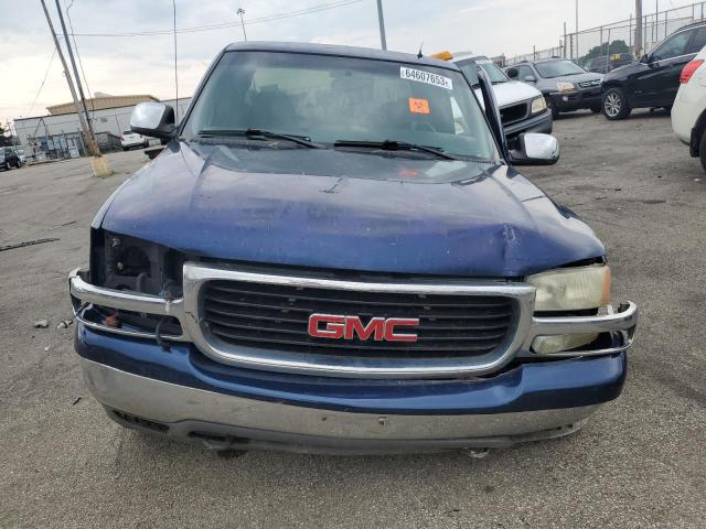 2GTEK19T521277639 - 2002 GMC NEW SIERRA K1500 BLUE photo 5