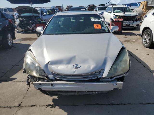 JTHBA30G845012456 - 2004 LEXUS ES 330 SILVER photo 5