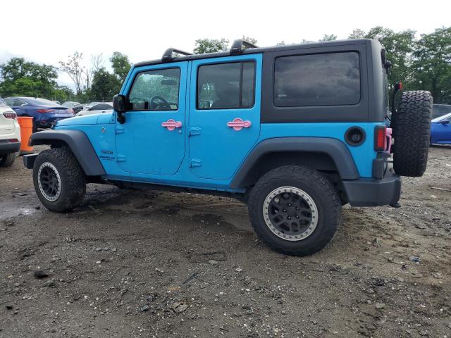 1C4BJWDG1HL751585 - 2017 JEEP WRANGLER U SPORT BLUE photo 2