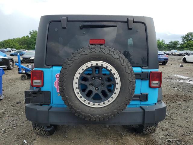 1C4BJWDG1HL751585 - 2017 JEEP WRANGLER U SPORT BLUE photo 6