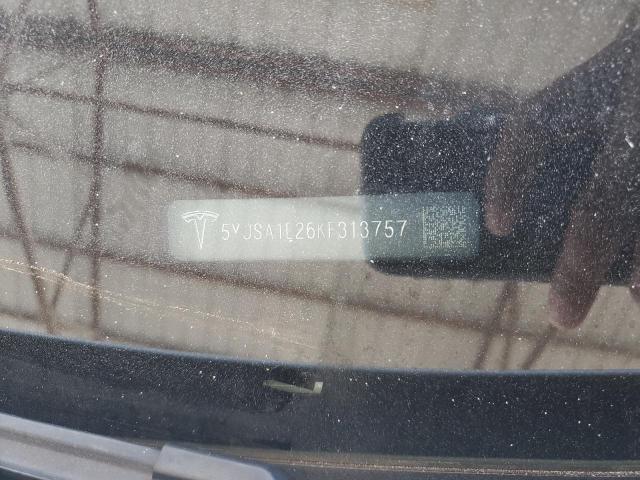 5YJSA1E26KF313757 - 2019 TESLA MODEL S 白色 照片 12