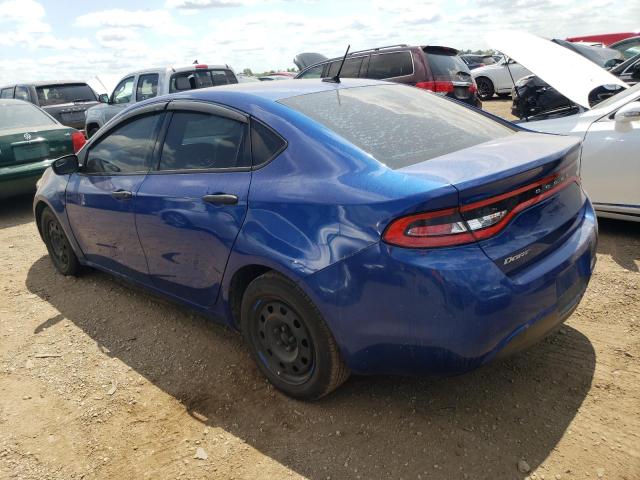 1C3CDFAA9DD287045 - 2013 DODGE DART SE BLUE photo 2