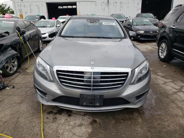 WDDUG8FB6FA144388 - 2015 MERCEDES-BENZ S 550 4MATIC GRAY photo 5