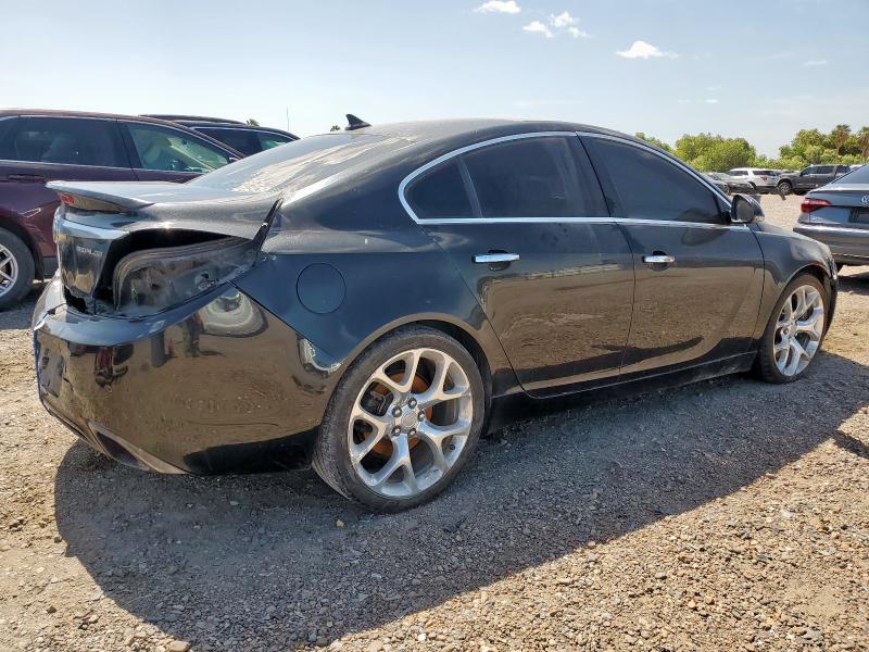 2G4GV5GV7D9199814 - 2013 BUICK REGAL GS BLACK photo 3