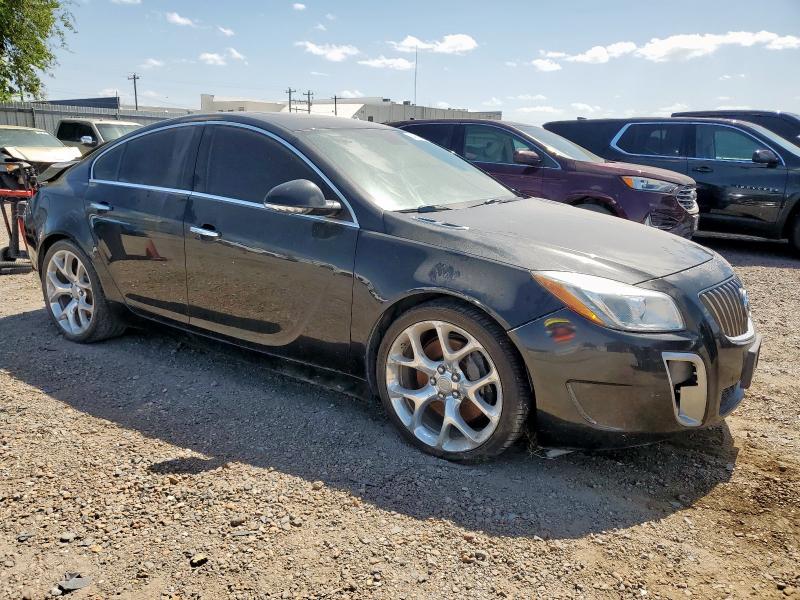 2G4GV5GV7D9199814 - 2013 BUICK REGAL GS BLACK photo 4