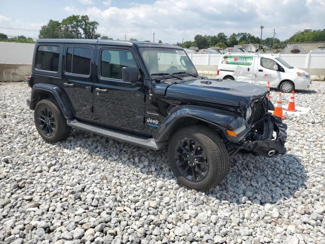 1C4JJXP66MW872285 - 2021 JEEP WRANGLER U SAHARA 4XE BLACK photo 4