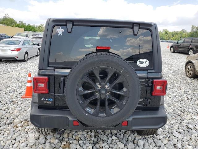 1C4JJXP66MW872285 - 2021 JEEP WRANGLER U SAHARA 4XE BLACK photo 6