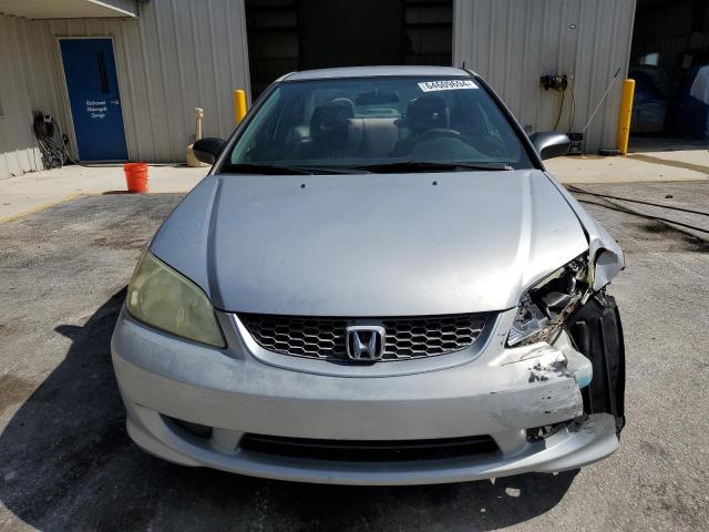 1HGEM22574L010979 - 2004 HONDA CIVIC LX SILVER photo 5