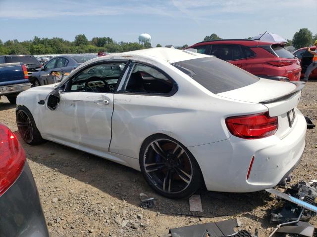 WBS1J5C54JVD37275 - 2018 BMW M2 WHITE photo 2