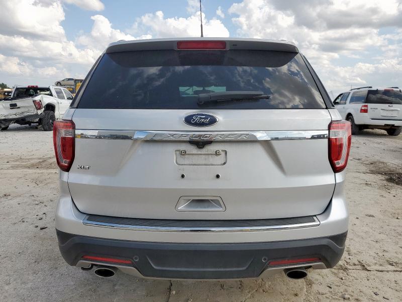 1FM5K7D81JGA76601 - 2018 FORD EXPLORER XLT Gümüş foto 6