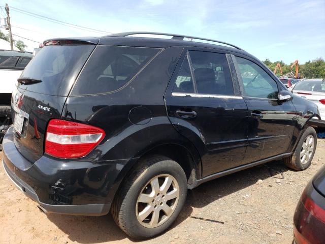 4JGBB86E67A156015 - 2007 MERCEDES-BENZ ML 350 BLACK photo 3