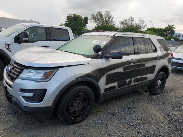 1FM5K8AR9KGA62191 - 2019 FORD EXPLORER POLICE INTERCEPTOR Күміс фото 1