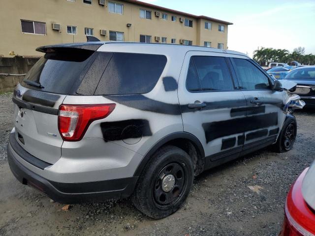 1FM5K8AR9KGA62191 - 2019 FORD EXPLORER POLICE INTERCEPTOR Күміс фото 3