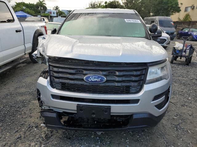 1FM5K8AR9KGA62191 - 2019 FORD EXPLORER POLICE INTERCEPTOR Күміс фото 5