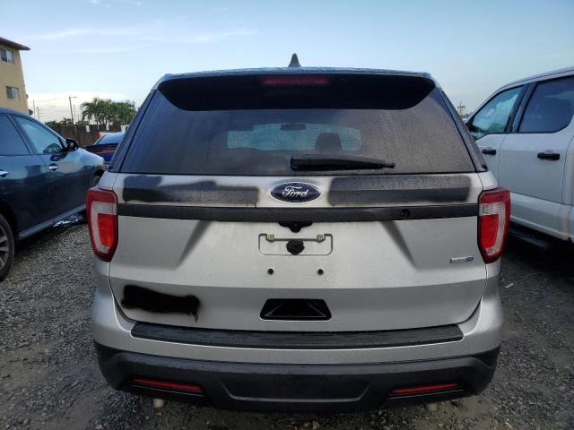 1FM5K8AR9KGA62191 - 2019 FORD EXPLORER POLICE INTERCEPTOR Күміс фото 6