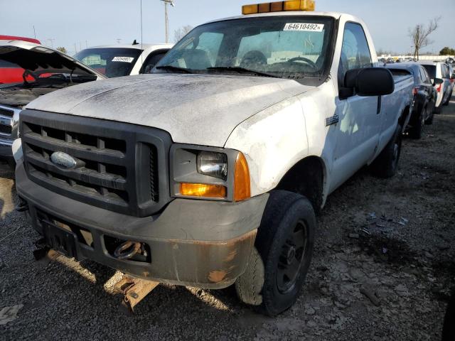 1FTNF21576EC74625 - 2006 FORD F 250 SUPER DUTY WHITE photo 2