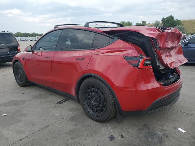 5YJYGDEE1MF108080 - 2021 TESLA MODEL Y Қызыл фото 2