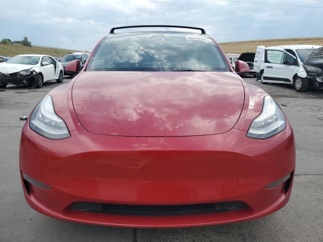 5YJYGDEE1MF108080 - 2021 TESLA MODEL Y Қызыл фото 5