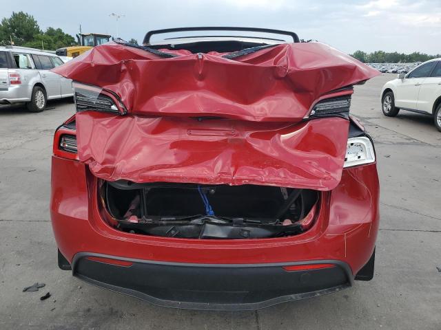 5YJYGDEE1MF108080 - 2021 TESLA MODEL Y Қызыл фото 6