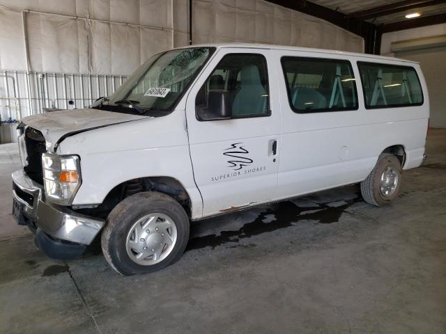 1FBNE3BL8CDA44331 - 2012 FORD ECONOLINE E350 SUPER DUTY WAGON WHITE photo 1