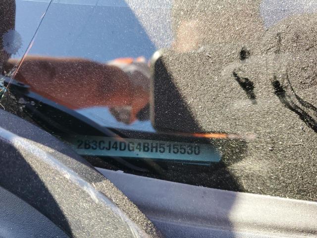 2B3CJ4DG4BH515530 - 2011 DODGE CHALLENGER BLACK photo 13