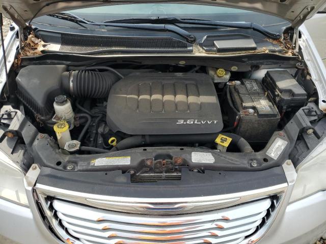 2C4RC1CG6CR169673 - 2012 CHRYSLER TOWN & COU TOURING L SILVER photo 11