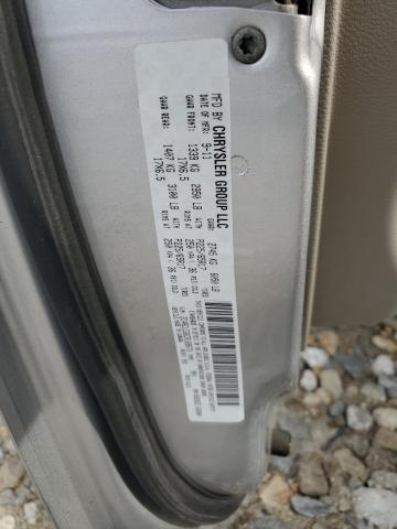 2C4RC1CG6CR169673 - 2012 CHRYSLER TOWN & COU TOURING L SILVER photo 12