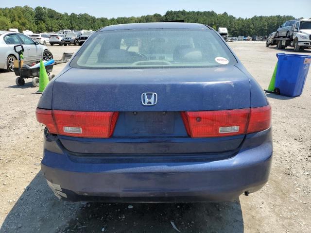 1HGCM56495A148871 - 2005 HONDA ACCORD LX BLUE photo 6