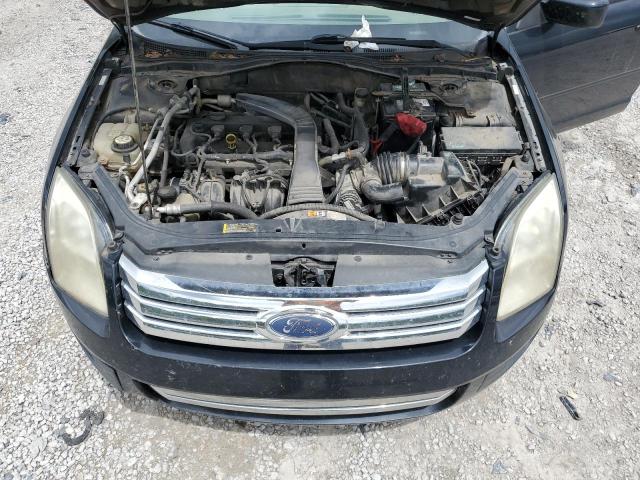 3FAHP07Z27R223515 - 2007 FORD FUSION SE BLACK photo 11