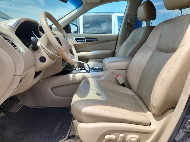 5N1AR2MM8EC690956 - 2014 NISSAN PATHFINDER S GRAY photo 7