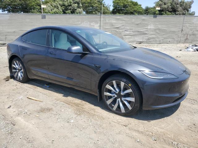 5YJ3E1EA3SF004179 - 2025 TESLA MODEL 3 GRAY photo 4