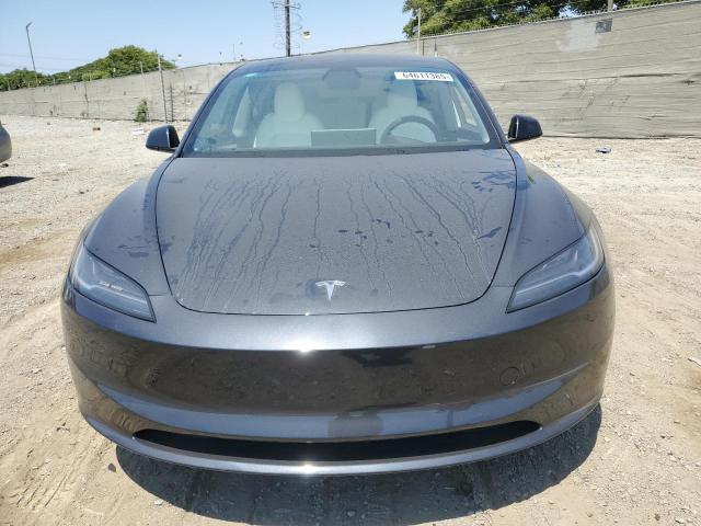 5YJ3E1EA3SF004179 - 2025 TESLA MODEL 3 GRAY photo 5