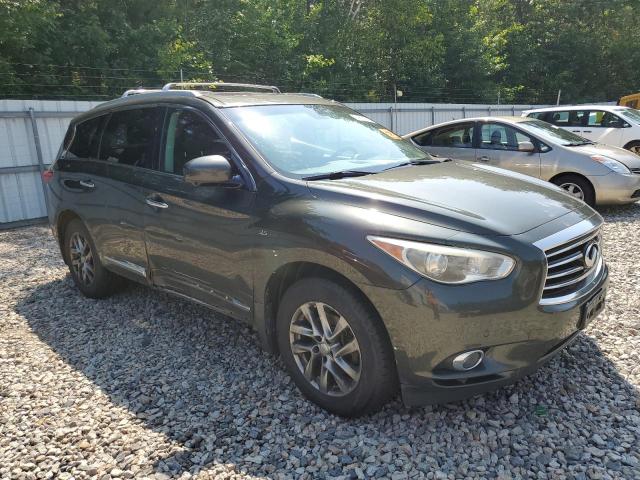 5N1AL0MM9EC535791 - 2014 INFINITI QX60 GREEN photo 4