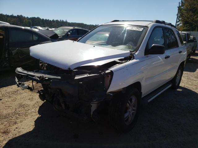 KNDJF723977432767 - 2007 KIA SPORTAGE EX WHITE photo 2