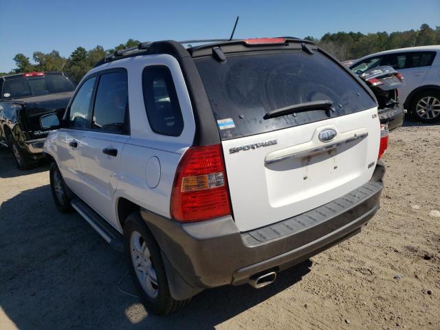 KNDJF723977432767 - 2007 KIA SPORTAGE EX WHITE photo 3