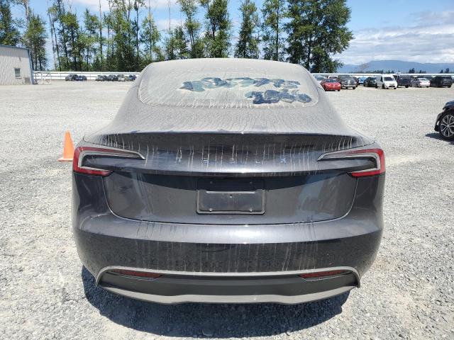 5YJ3E1EA2SF982866 - 2025 TESLA MODEL 3 GRAY photo 6