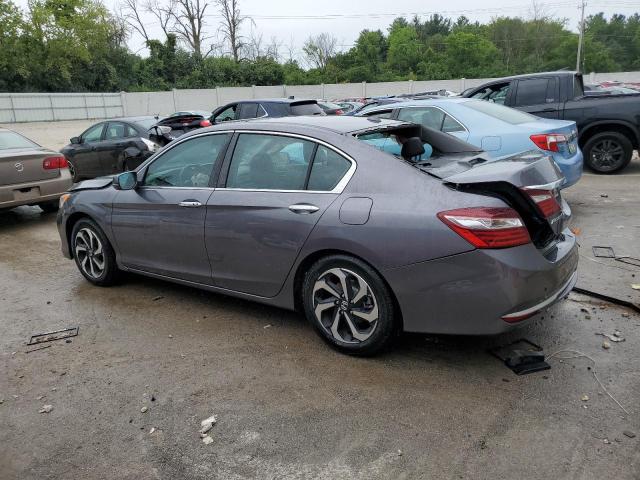 1HGCR2F88HA294220 - 2017 HONDA ACCORD EXL GRAY photo 2