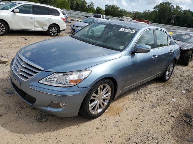 KMHGC4DF2BU128355 - 2011 HYUNDAI GENESIS 4.6L BLUE photo 1