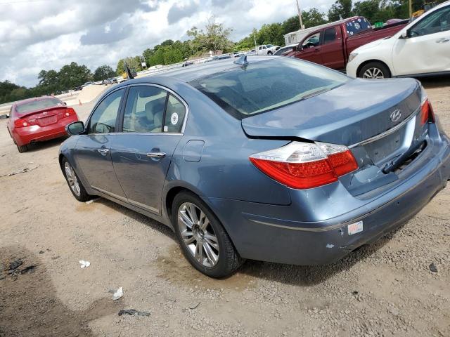 KMHGC4DF2BU128355 - 2011 HYUNDAI GENESIS 4.6L BLUE photo 2