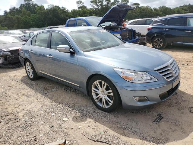 KMHGC4DF2BU128355 - 2011 HYUNDAI GENESIS 4.6L BLUE photo 4