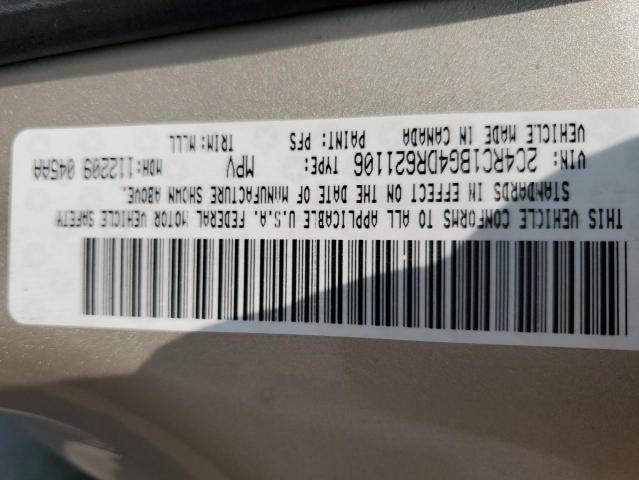 2C4RC1BG4DR621106 - 2013 CHRYSLER TOWN & COU TOURING 金色 照片 13