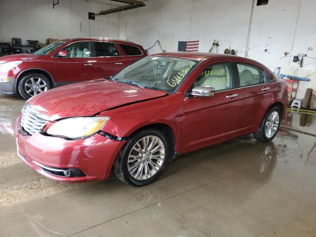 1C3CCBCG8CN234889 - 2012 CHRYSLER 200 LIMITED BURGUNDY photo 1