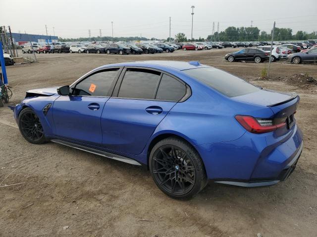 WBS43AY07PFP02996 - 2023 BMW M3 COMPETITION BLUE photo 2