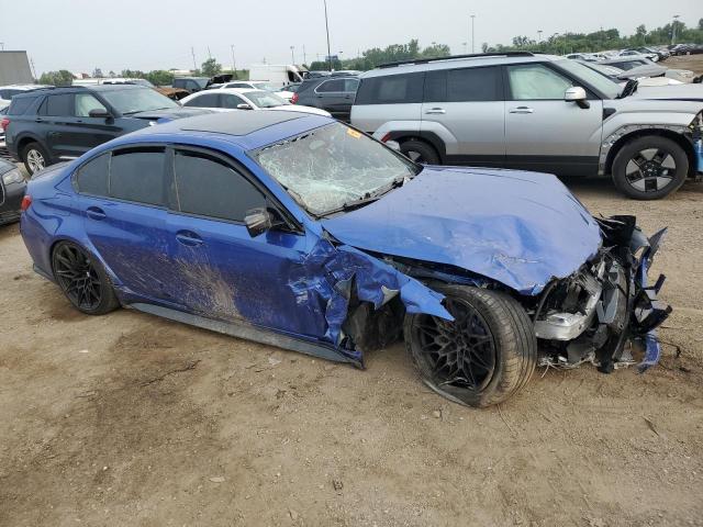 WBS43AY07PFP02996 - 2023 BMW M3 COMPETITION BLUE photo 4