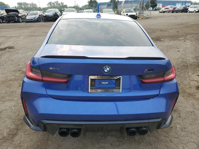 WBS43AY07PFP02996 - 2023 BMW M3 COMPETITION BLUE photo 6