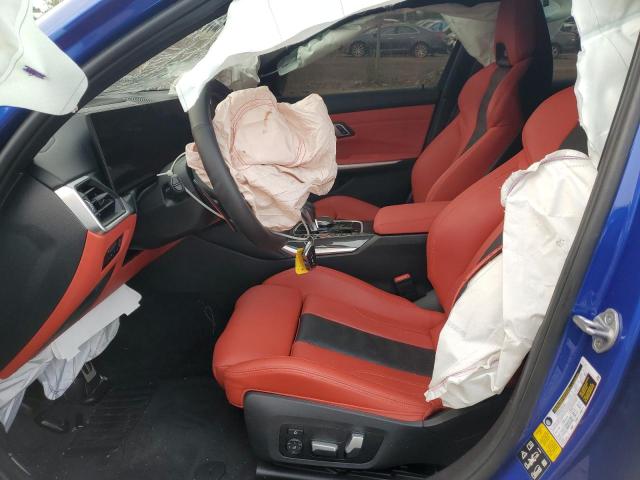 WBS43AY07PFP02996 - 2023 BMW M3 COMPETITION BLUE photo 7