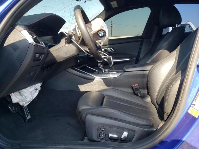 WBA5U7C06LFH16112 - 2020 BMW M340I Синий фото 7