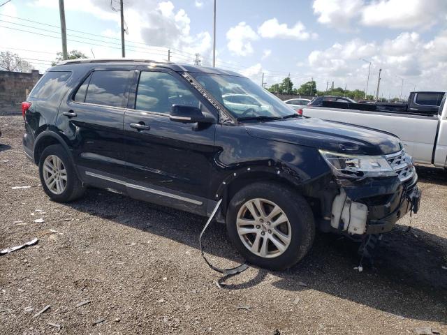 1FM5K8D82JGC89238 - 2018 FORD EXPLORER XLT BLACK photo 4