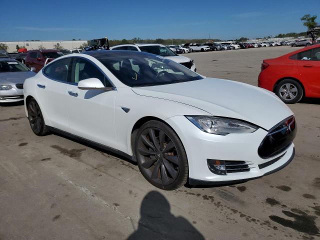 5YJSA1DP6DFP07386 - 2013 TESLA MODEL S Սպիտակ լուսանկար 1