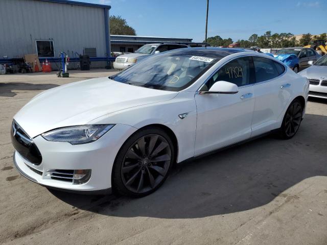 5YJSA1DP6DFP07386 - 2013 TESLA MODEL S Սպիտակ լուսանկար 2